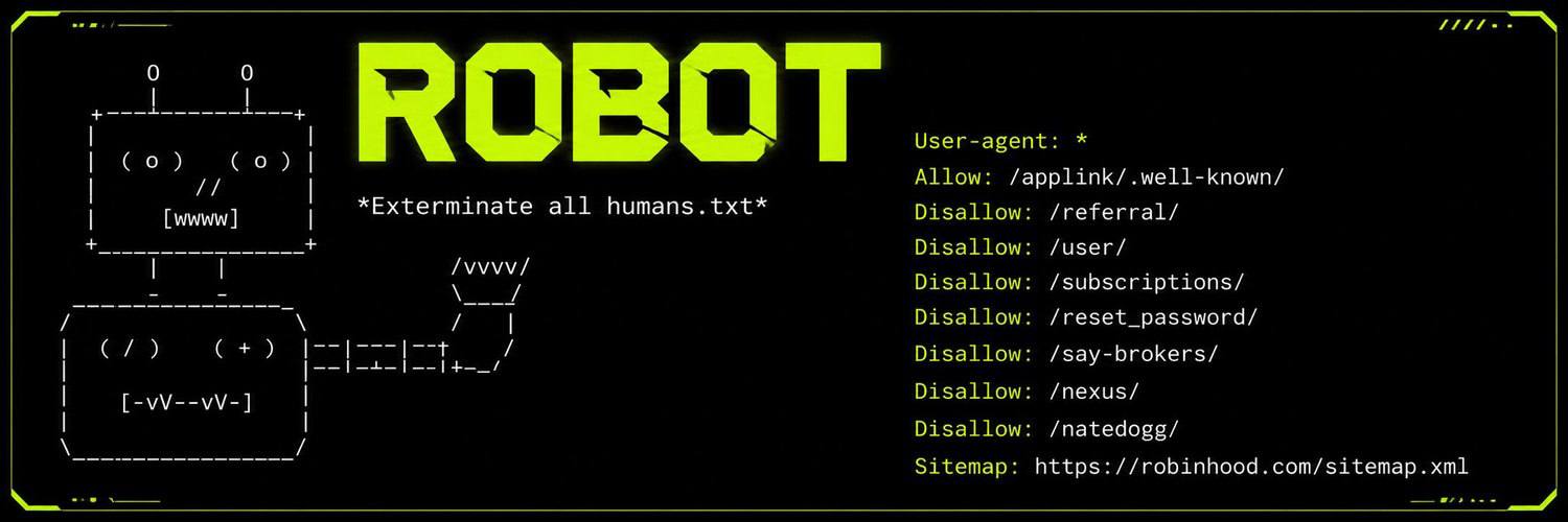 ROBOT ASCII banner